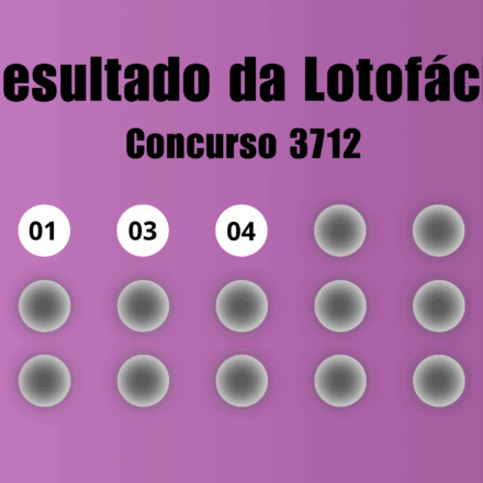 Resultado da Lotofácil de hoje: veja números e ganhadores do concurso 3712 (terça, 16/06)