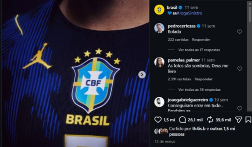 Copa 2026: Brasil domina redes e deixa demais seleções para trás em engajamento