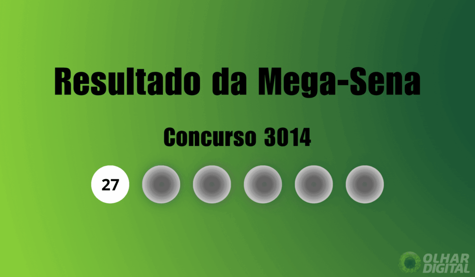 Resultado da Mega-Sena de hoje: veja números e ganhadores do concurso 3014 (terça, 02/06)