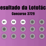 Resultado da Lotofácil de hoje: veja números e ganhadores do concurso 3729 (terça, 07/07)