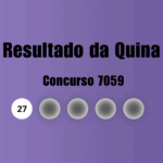 Resultado da Quina de hoje: veja números e ganhadores do concurso 7059 (terça, 07/07)