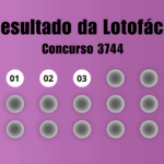 Resultado da Lotofácil de hoje: veja números e ganhadores do concurso 3744 (sexta, 24/07)