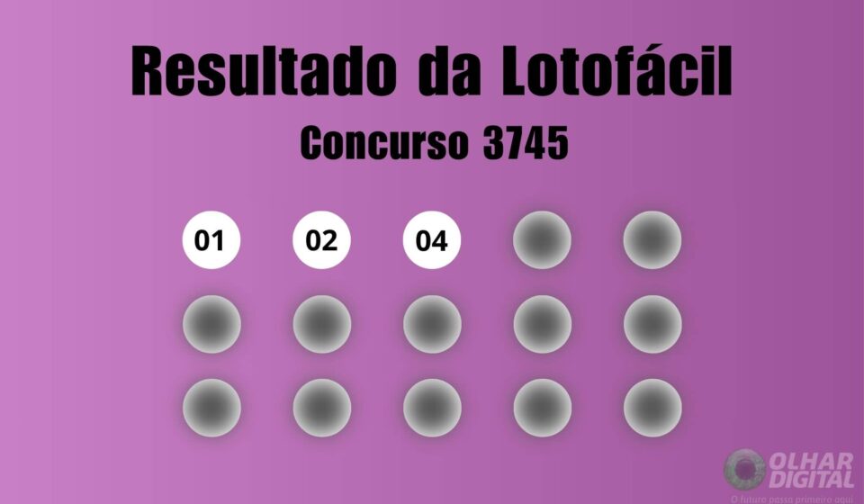 Resultado da Lotofácil de hoje: veja números e ganhadores do concurso 3745 (domingo, 26/07)