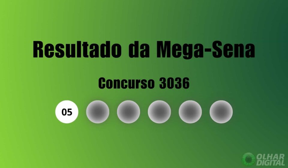 Resultado da Mega-Sena de hoje: veja números e ganhadores do concurso 3036 (domingo, 26/07)