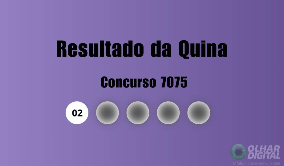 Resultado da Quina de hoje: veja números e ganhadores do concurso 7075 (domingo, 26/07)