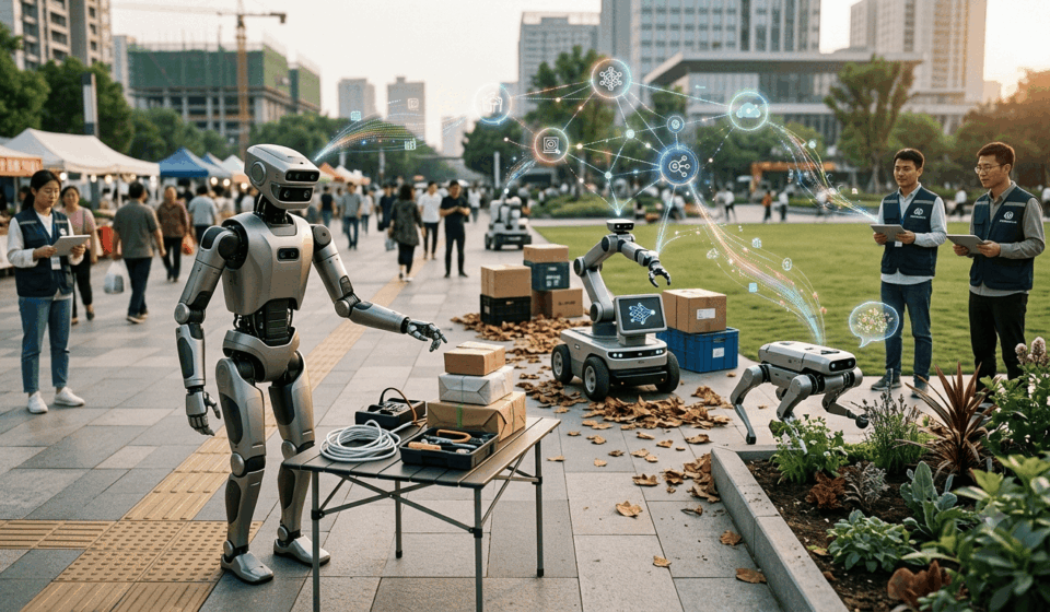 China está criando robôs que aprendem com o mundo real