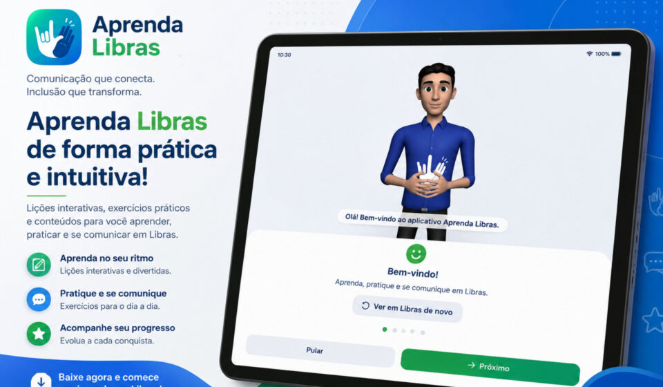 Jovem cria aplicativo com IA capaz de traduzir Libras em tempo real