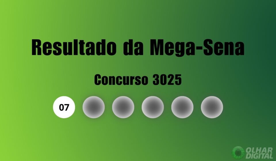 Resultado da Mega-Sena de hoje: veja números e ganhadores do concurso 3025 (terça, 30/06)
