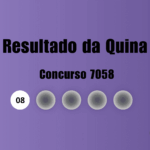 Resultado da Quina de hoje: veja números e ganhadores do concurso 7058 (segunda, 06/07)