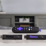 Ilustração de dispositivos stick da Roku