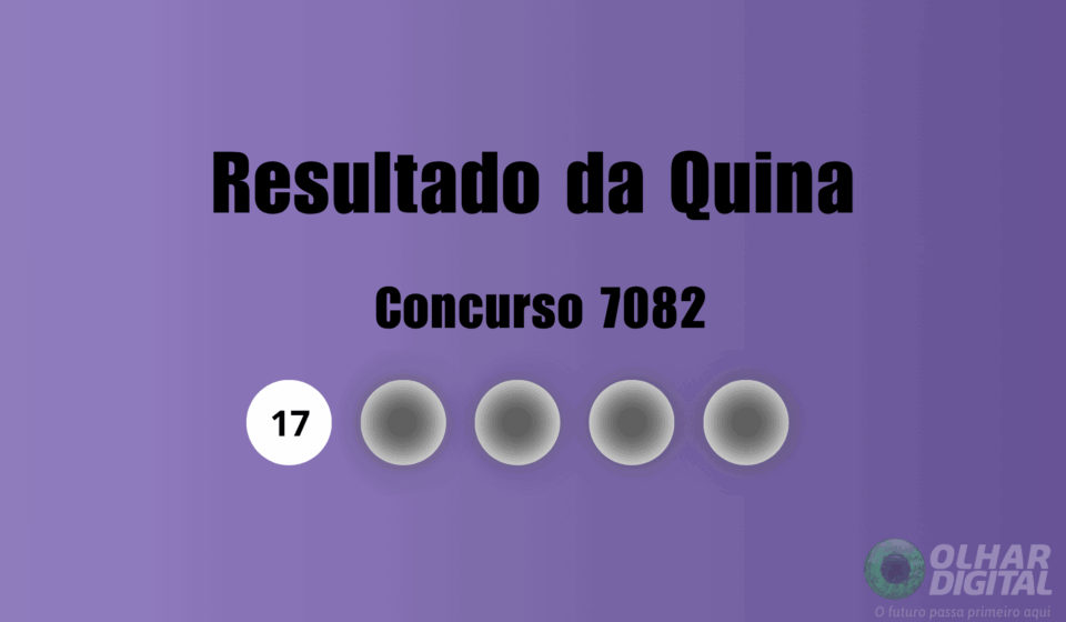 Resultado da Quina de hoje: veja números e ganhadores do concurso 7082 (segunda, 03/08)