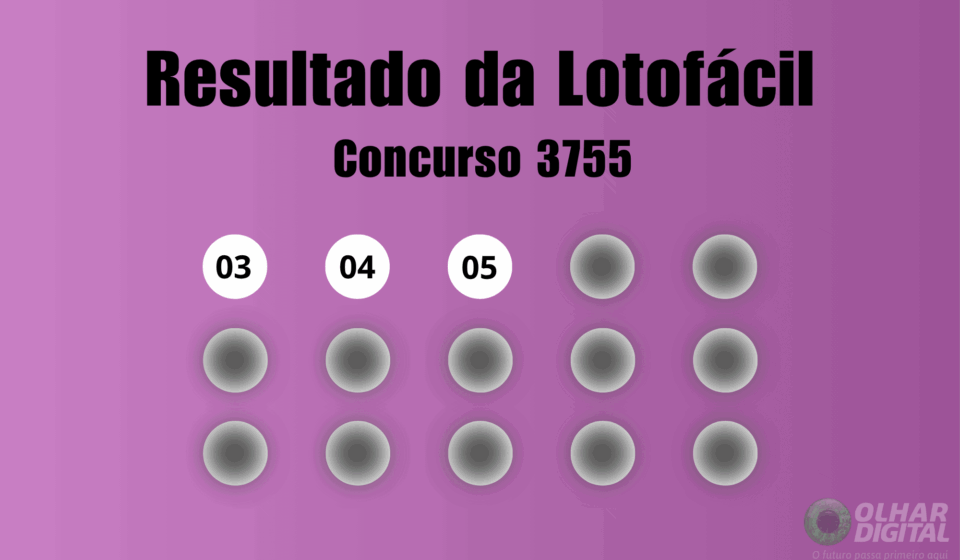 Resultado da Lotofácil de hoje: veja números e ganhadores do concurso 3755 (quinta, 06/08)