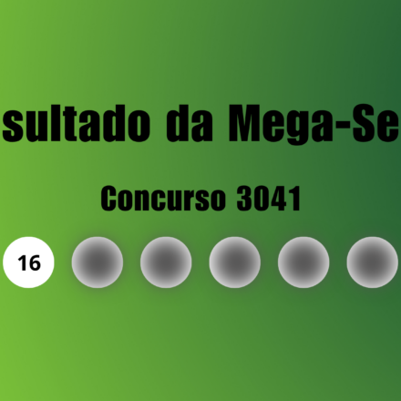Resultado da Mega-Sena de hoje: veja números e ganhadores do concurso 3041 (quinta, 06/08)