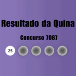 Resultado da Quina de hoje: veja números e ganhadores do concurso 7087
