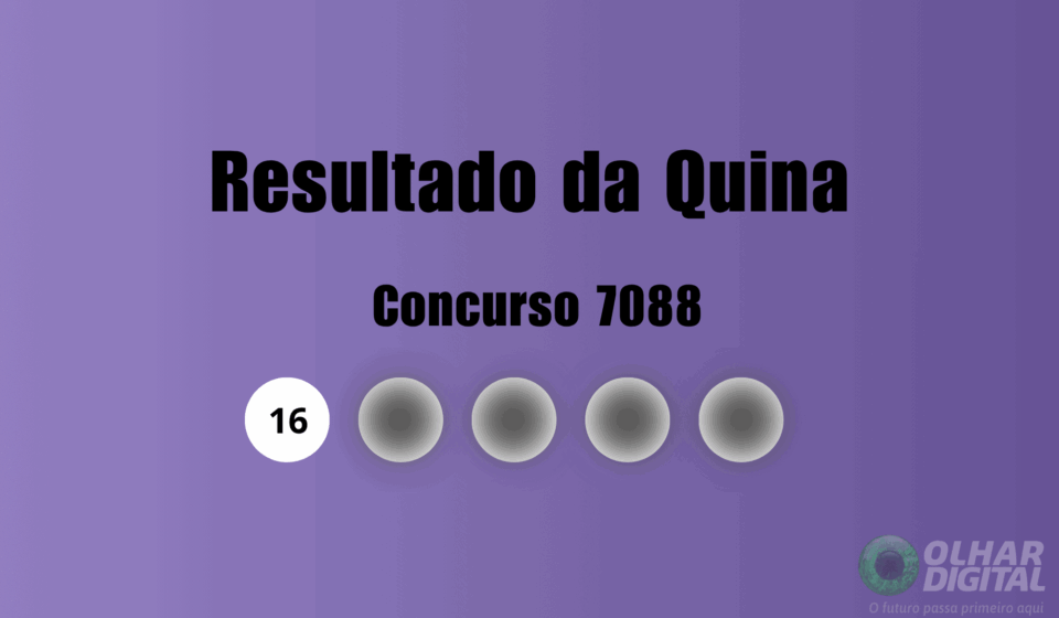 Resultado da Quina de hoje: veja números e ganhadores do concurso 7088 (segunda, 10/08)