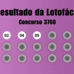 Resultado da Lotofácil de hoje: veja números e ganhadores do concurso 3760 (quarta, 12/08)