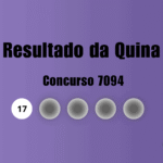 Resultado da Quina de hoje: veja números e ganhadores do concurso 7094 (segunda, 17/08)