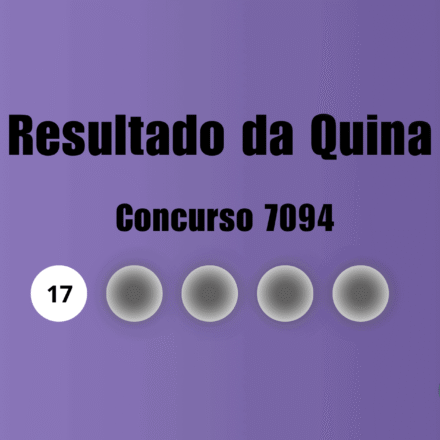 Resultado da Quina de hoje: veja números e ganhadores do concurso 7094 (segunda, 17/08)