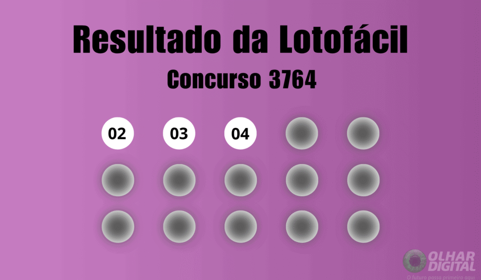 Resultado da Lotofácil de hoje: veja números e ganhadores do concurso 3764 (segunda, 17/08)
