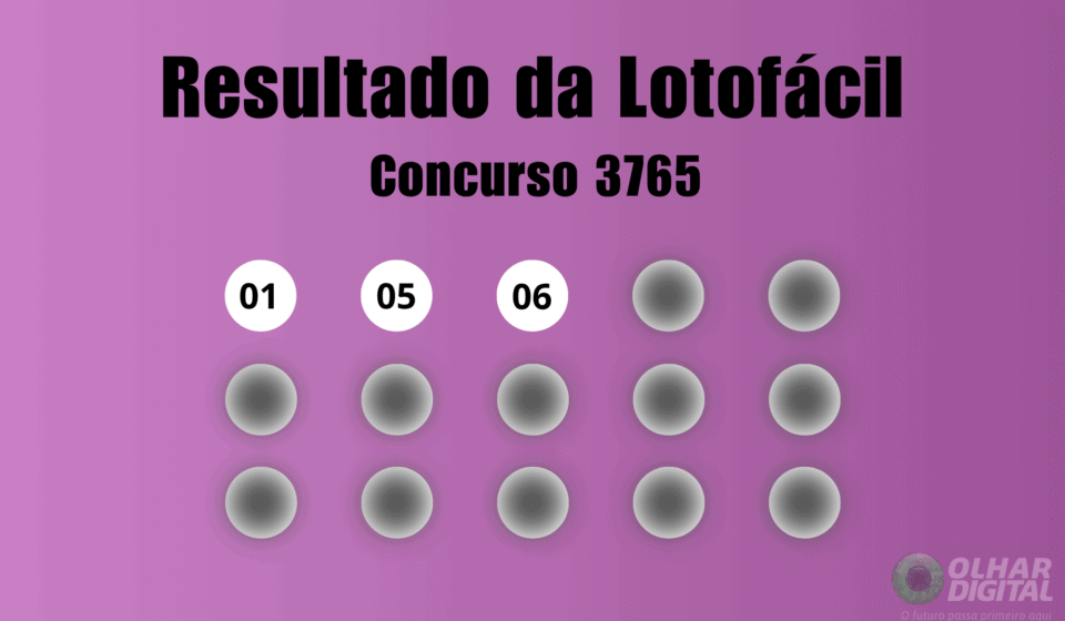 Resultado da Lotofácil de hoje: veja números e ganhadores do concurso 3765 (terça, 18/08)