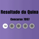 Resultado da Quina de hoje: veja números e ganhadores do concurso 7097 (quinta, 20/08)