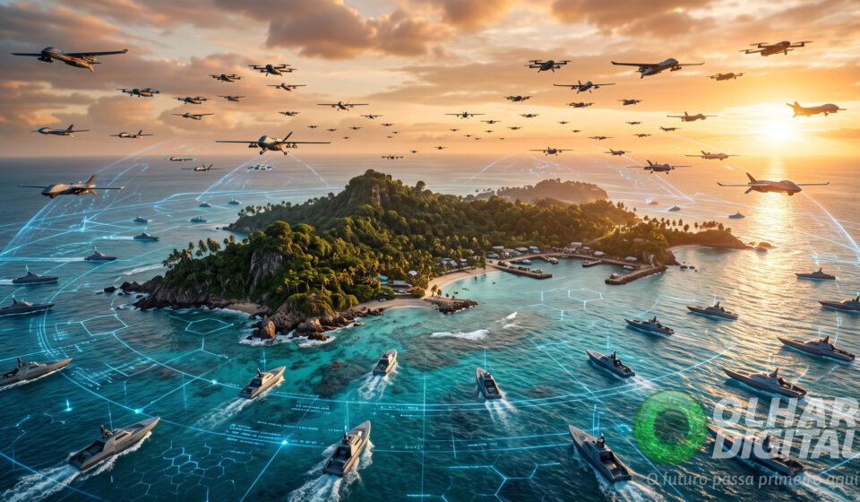 China quer criar ‘fortalezas robóticas’ com drones para defender ilhas