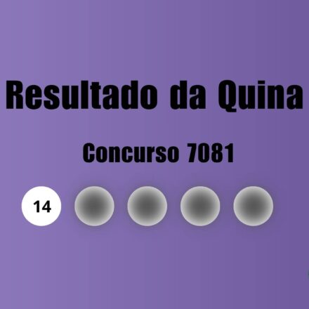 Resultado da Quina de hoje: veja números e ganhadores do concurso 7081 (domingo, 02/08)
