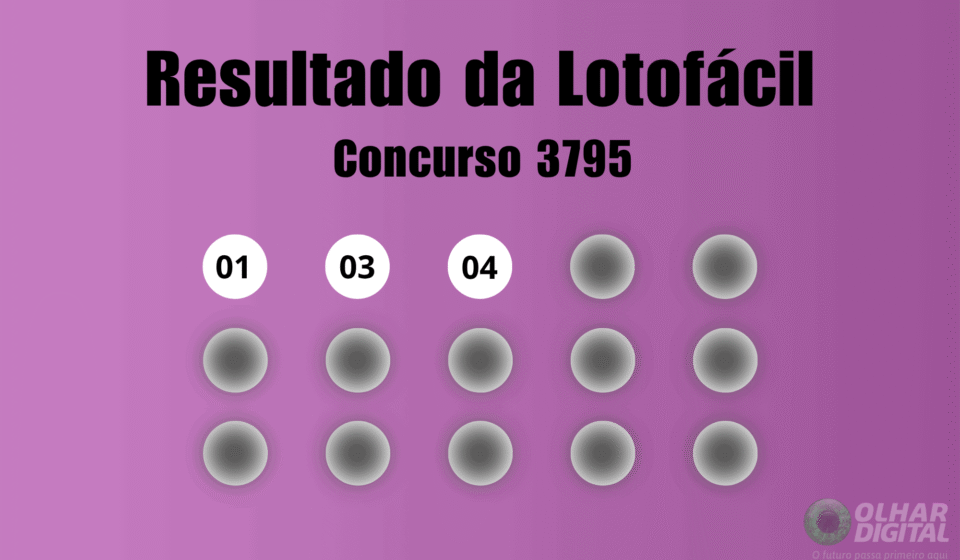 Resultado da Lotofácil de hoje: veja números e ganhadores do concurso 3795 (sexta, 02/10)