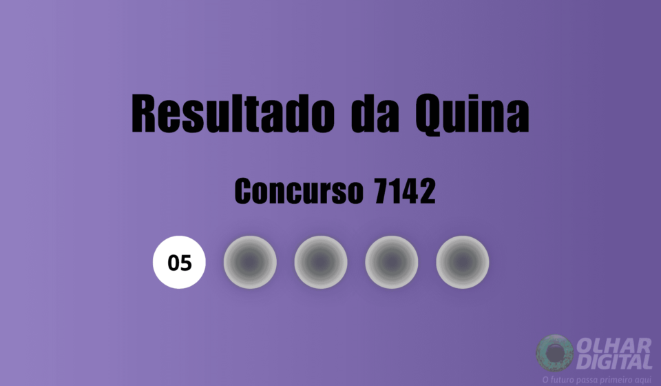 Resultado da Quina de hoje: veja números e ganhadores do concurso 7142 (quarta, 14/10)