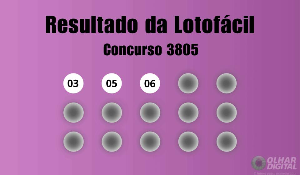 Resultado da Lotofácil de hoje: veja números e ganhadores do concurso 3805 (quinta, 15/10)