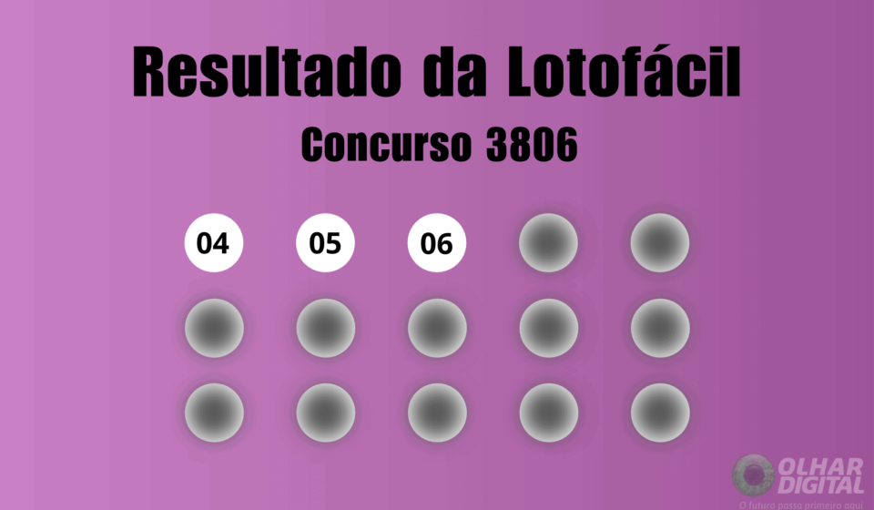 Resultado da Lotofácil de hoje: veja números e ganhadores do concurso 3806 (sexta, 16/10)