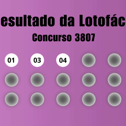 Resultado da Lotofácil de hoje: veja números e ganhadores do concurso 3807 (domingo, 18/10)