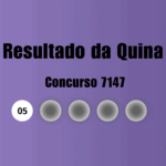 Resultado da Quina de hoje: veja números e ganhadores do concurso 7147 (terça, 20/10)