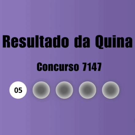 Resultado da Quina de hoje: veja números e ganhadores do concurso 7147 (terça, 20/10)