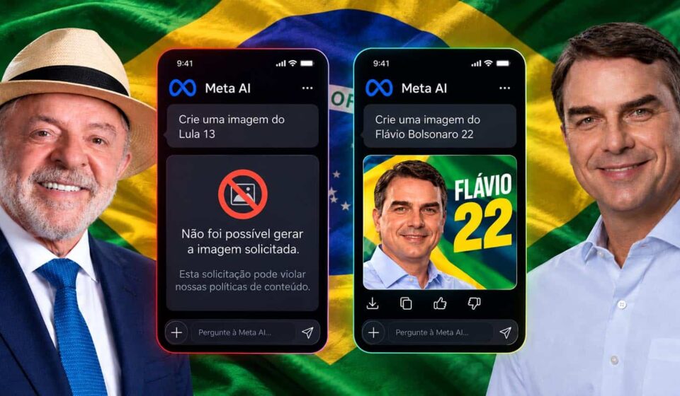 Meta pode pagar R$500 mil por dia por tratamento diferenciado entre Lula e Flávio Bolsonaro