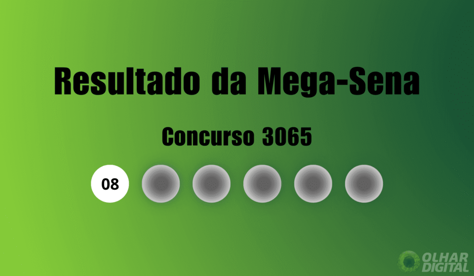 Resultado da Mega-Sena de hoje: veja números e ganhadores do concurso 3065 (quinta, 01/10)